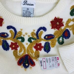 Vintage Sweater Dress Christmas